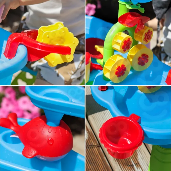 WOOPIE Stolik Wodny XL Zabawa Wodą i Piaskiem 37 el.