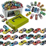 Zestaw 50 autek w praktycznym pudełku
