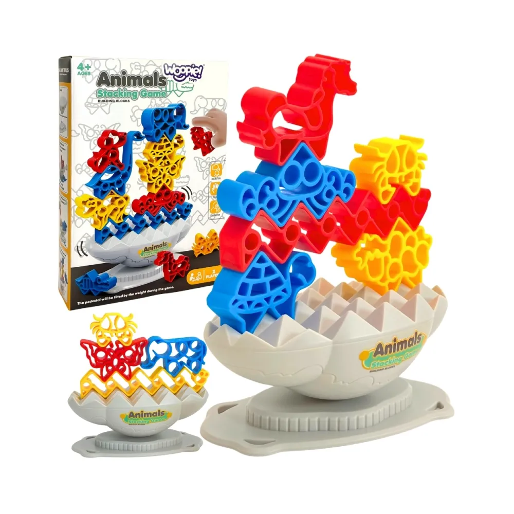 WOOPIE Gra Zręcznościowa "Balansujące Zwierzaki" Wieża Zwierzątek