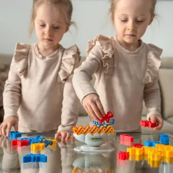 WOOPIE Gra Zręcznościowa "Balansujące Zwierzaki" Wieża Zwierzątek