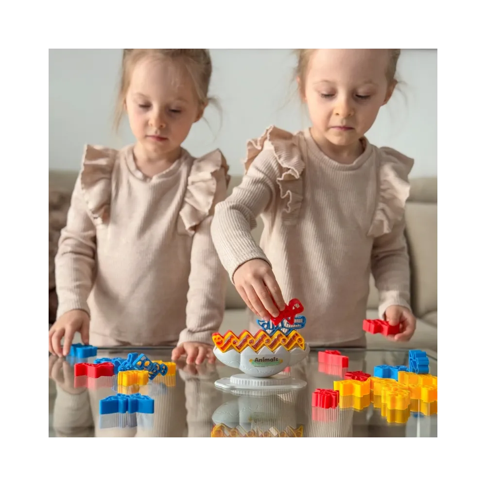WOOPIE Gra Zręcznościowa "Balansujące Zwierzaki" Wieża Zwierzątek
