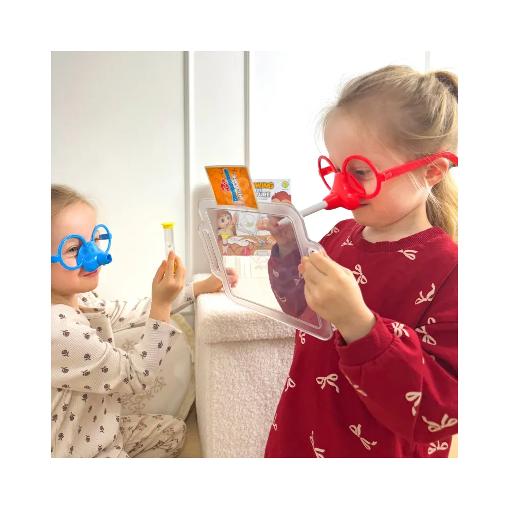 WOOPIE Gra Kalambury "Narysuj i Zgadnij Obrazek" Malowanie Nosem