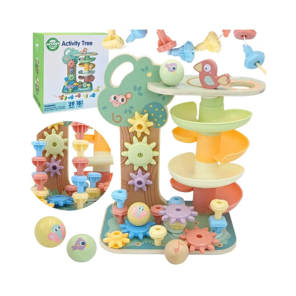 Drzewko Aktywności WOOPIE z kulodromem dla dzieci