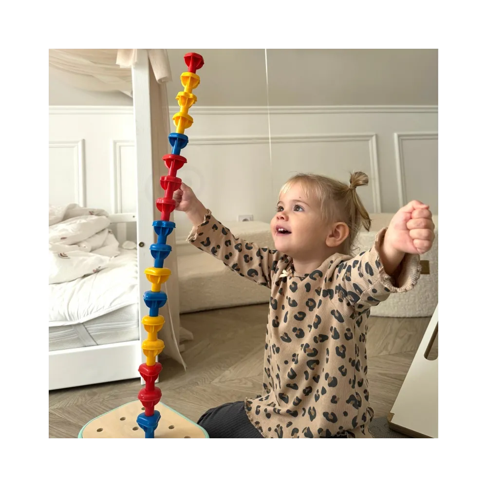 WOOPIE GREEN Konstrukcyjny BOX Motoryczny Montessori 12w1 FSC