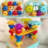 WOOPIE GREEN Konstrukcyjny BOX Motoryczny Montessori 12w1 FSC