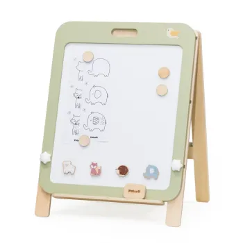 VIGA PolarB Rosnąca Drewniana Tablica Kredowa Suchościeralna Magnetyczna