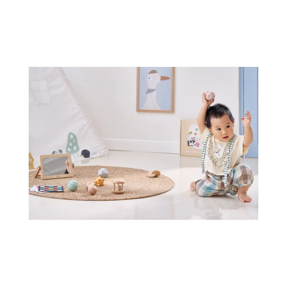 VIGA Zestaw Zabawek Edukacyjnych Pudełko Box od urodzenia do 6 miesiąca