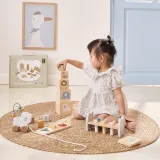 Piramidka sorter kształtów do nauki rozpoznawania rozmiarów i liczb