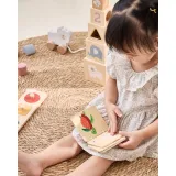 Niedźwiadek polarny do ciągnięcia wspierający naukę chodzenia malucha