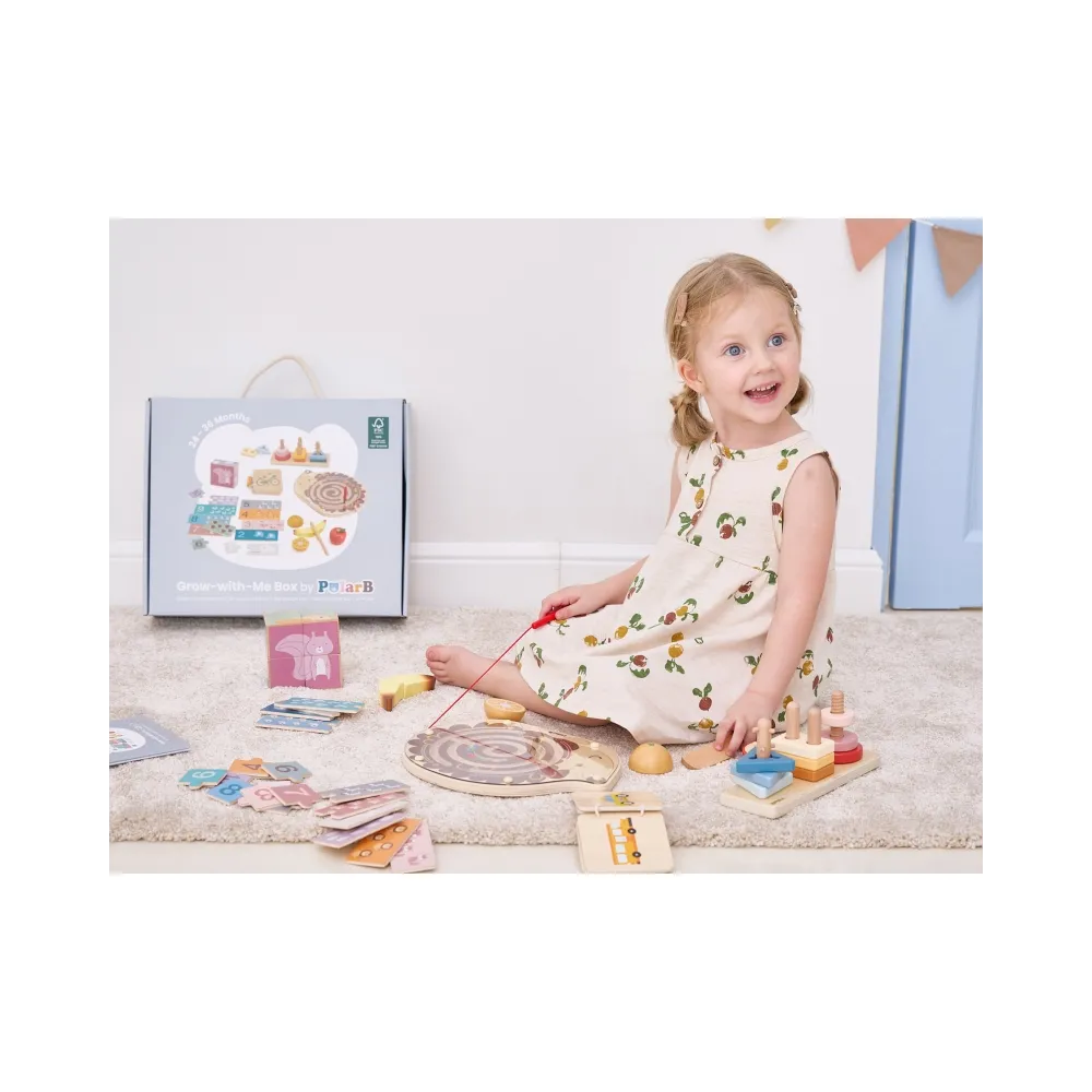 VIGA Zestaw Zabawek Edukacyjnych Pudełko Box od 24 miesiąca do 36 miesiąca