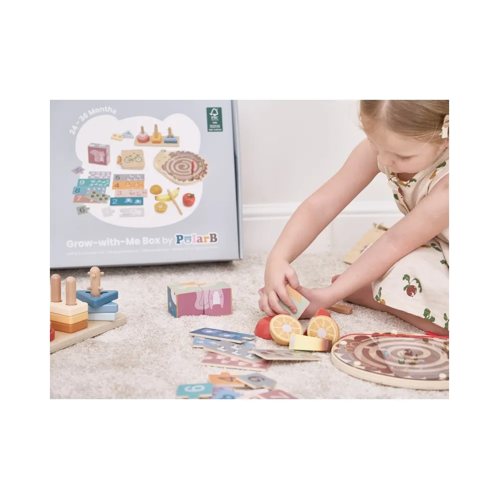 VIGA Zestaw Zabawek Edukacyjnych Pudełko Box od 24 miesiąca do 36 miesiąca