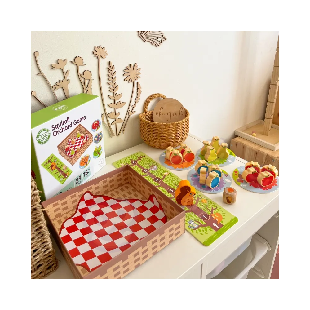 WOOPIE GREEN Wiewiórka w Sadzie Gra Planszowa Rodzinna FSC