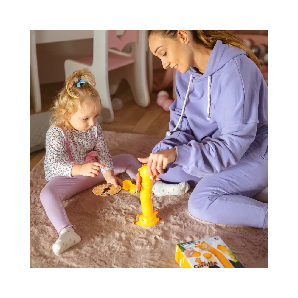 WOOPIE Gra Zręcznościowa Żyrafka Układanie Kubeczków