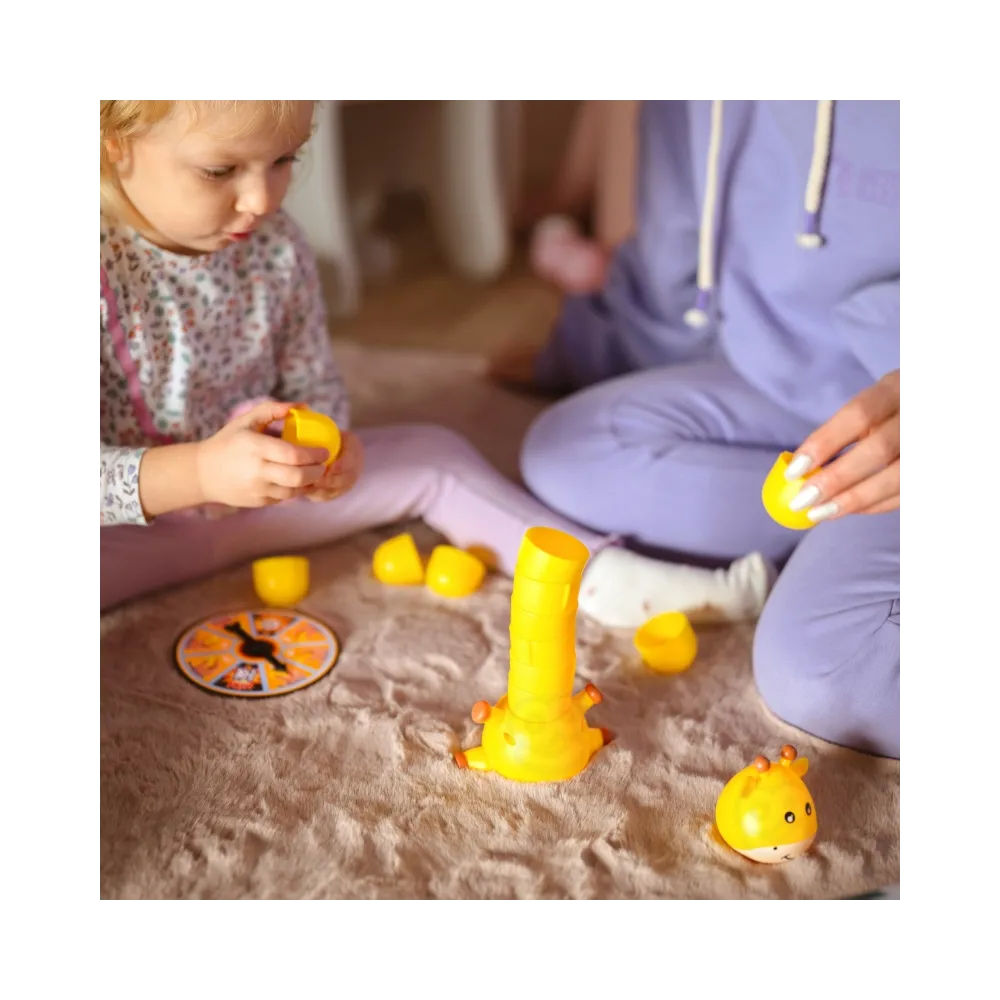 WOOPIE Gra Zręcznościowa Żyrafka Układanie Kubeczków