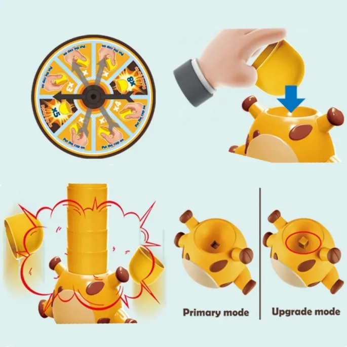 Żyrafka i 12 kubeczków - idealna gra na wspólne chwile.