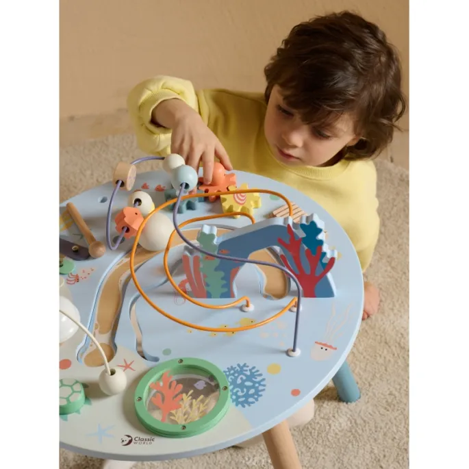 Zabawka drewniana rozwijająca umiejętności maluchów