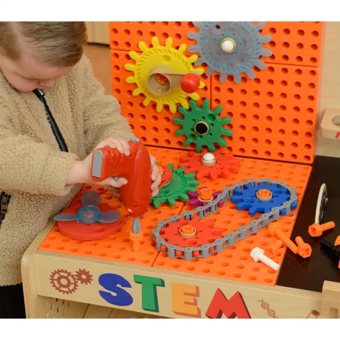 Kolorowe elementy do stołu warsztatowego MASTERKIDZ