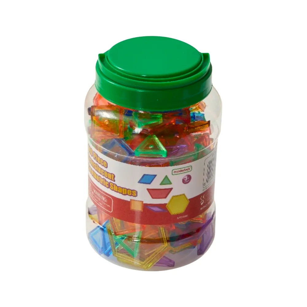 Zestaw klocków Tangram do nauki kształtów i kolorów