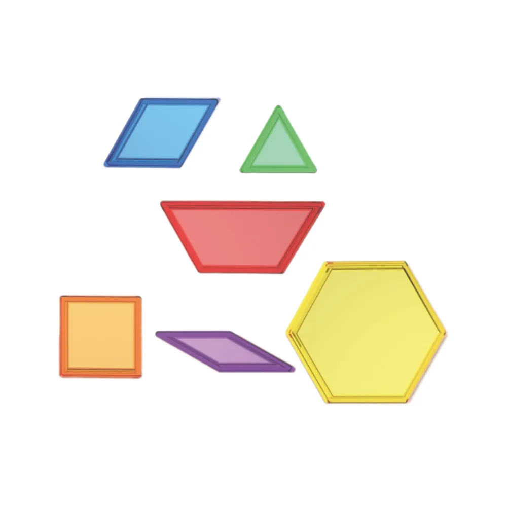Kolorowe elementy do tworzenia wzorów i mozaik