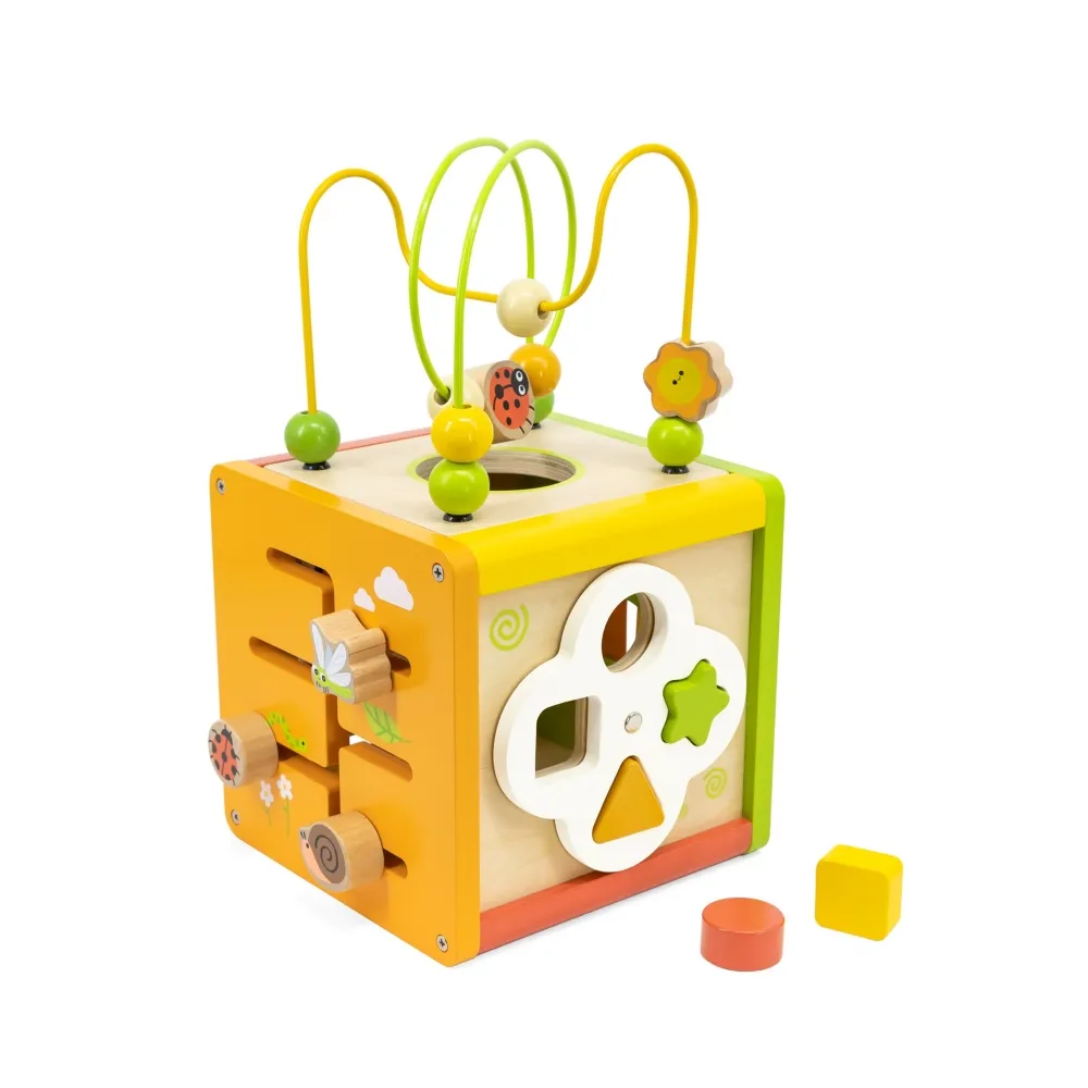 Obrotowe kostki pamięciowe ze zwierzątkami w edukacyjnej zabawce