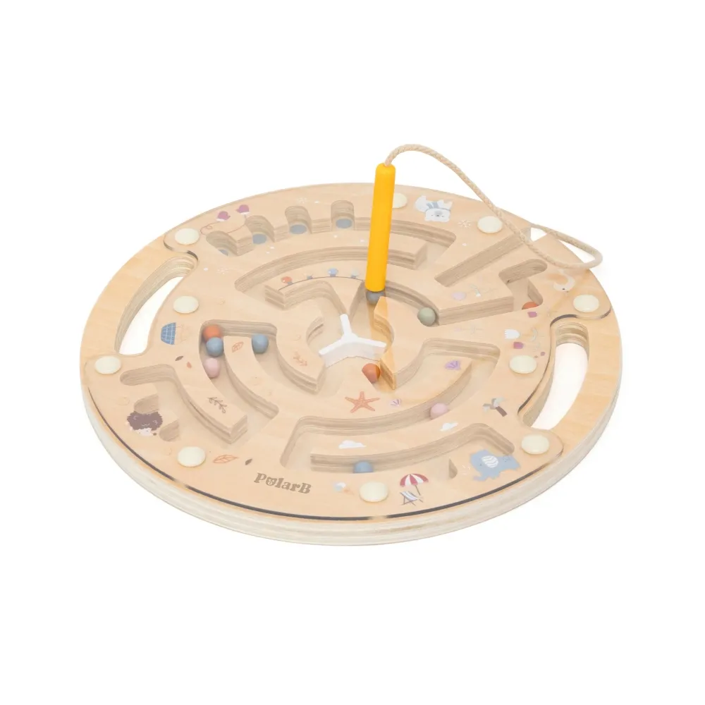 VIGA PolarB Drewniany Labirynt Magnetyczny