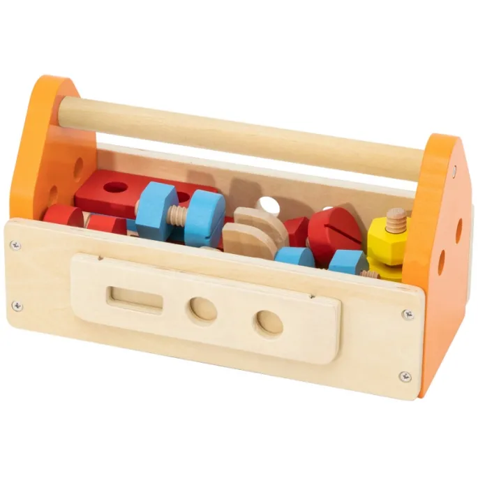 Bezpieczna skrzynka na narzędzia z różnorodnymi elementami