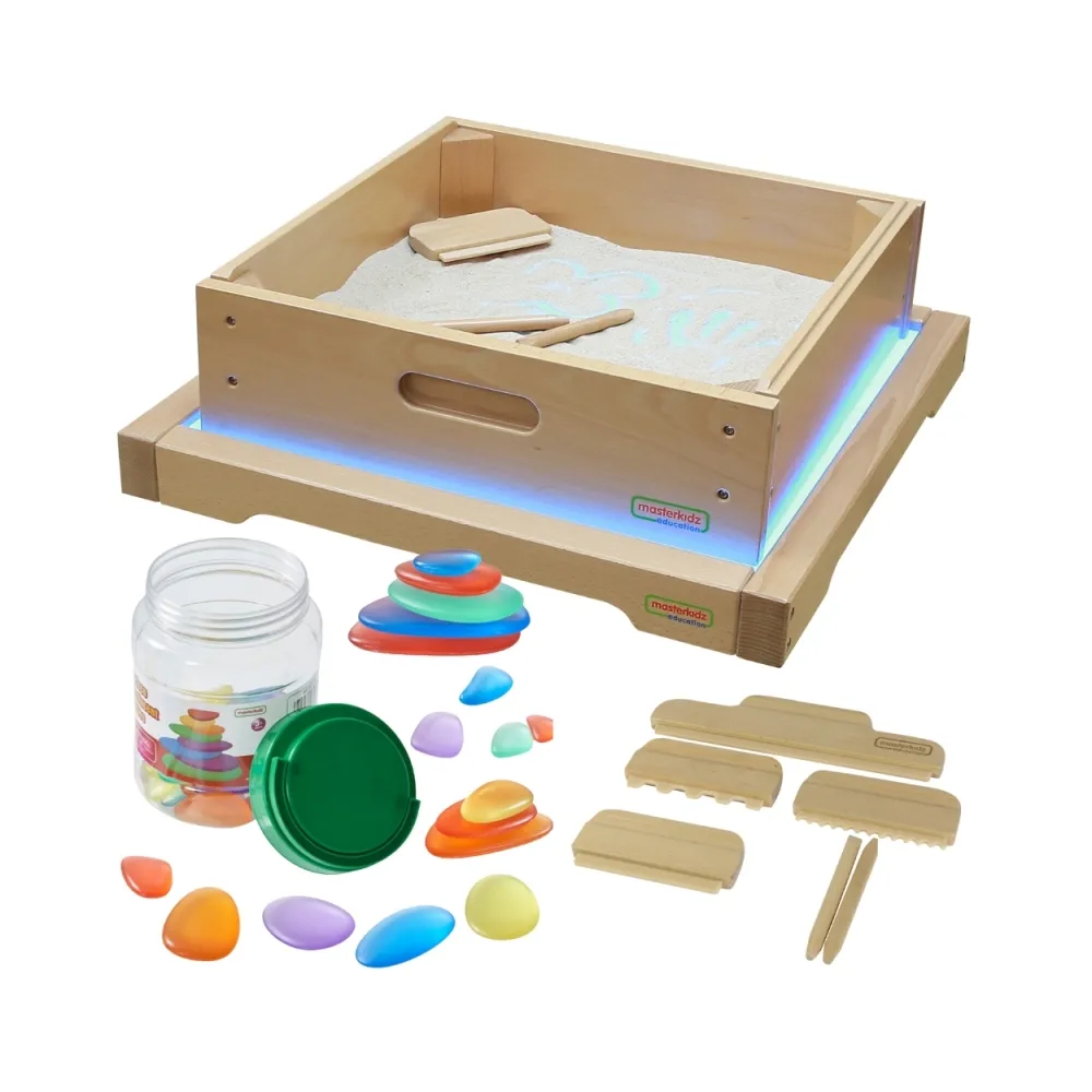 Zestaw rozwijający motorykę i wyobraźnię z panelem LED