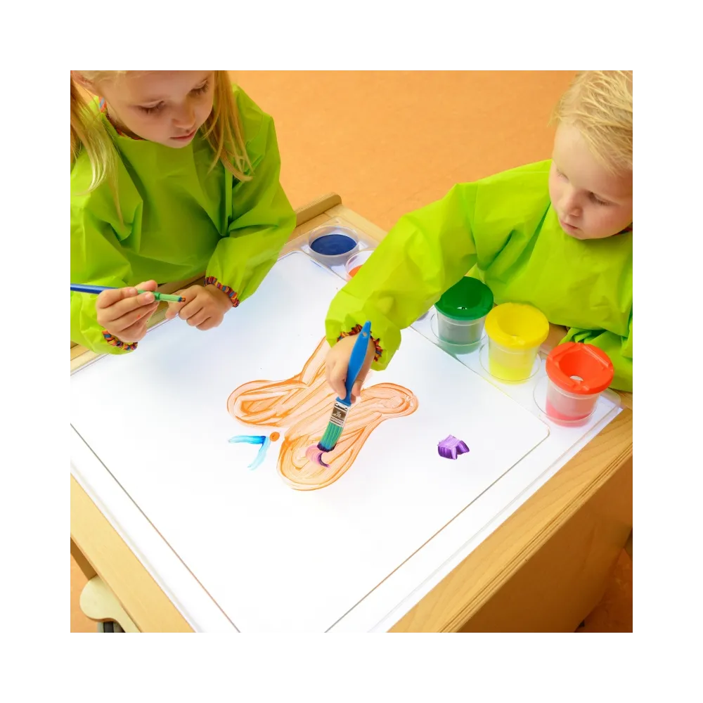 MASTERKIDZ Rama Sensoryczna - Panel LED + Przezroczysta Taca Do Malowania