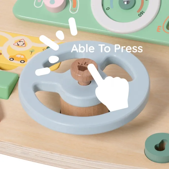 Kreatywna kierownica dla małych kierowców