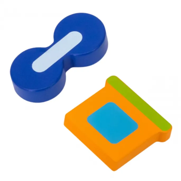 Drewniany pociąg - rozwijająca układanka dla najmłodszych