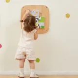 VIGA Drewniana Tablica Manipulacyjna Sensoryczna Układanka Obrazkowa