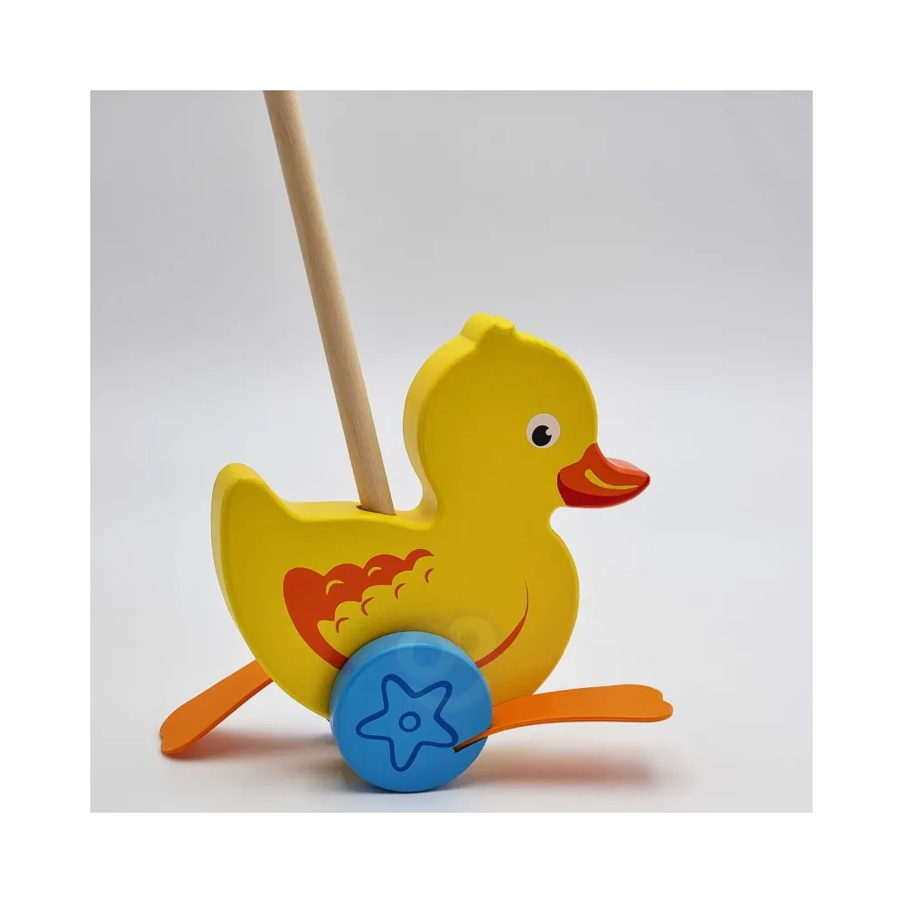 Pchacz kaczuszka z nietoksycznymi farbami, bezpieczny dla dziecka