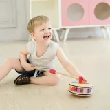 Zabawka sensoryczna z gumowanymi kółkami dla niemowląt