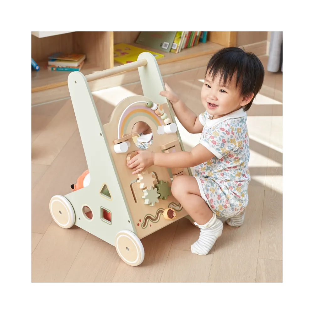 Pchacz z funkcjonalnym płótnem na zabawki dziecięce