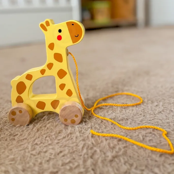 Stylowy prezent - drewniana żyrafka TOOKY TOY