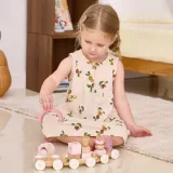 Zestaw klocków i wagoników VIGA PolarB