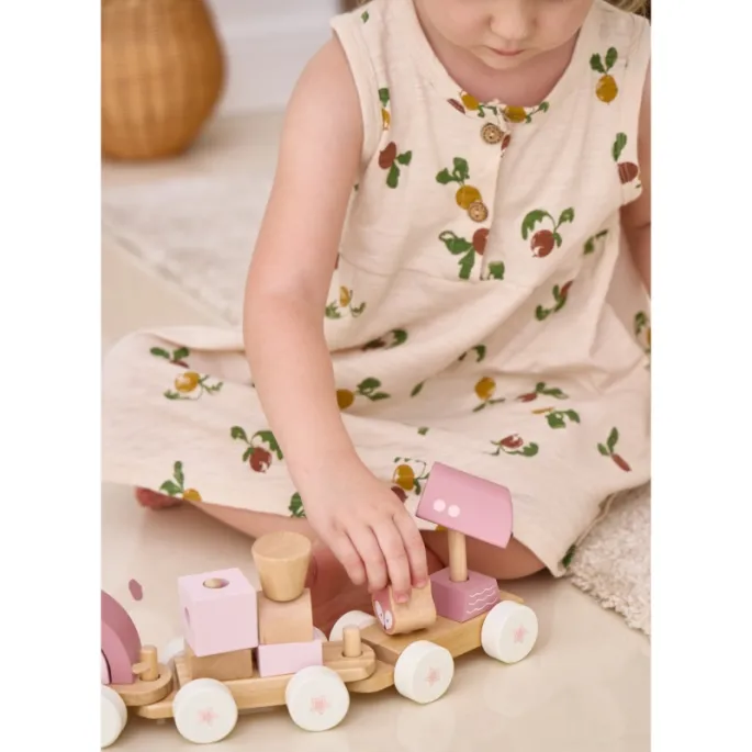 Kreatywna zabawa z różową kolejką VIGA