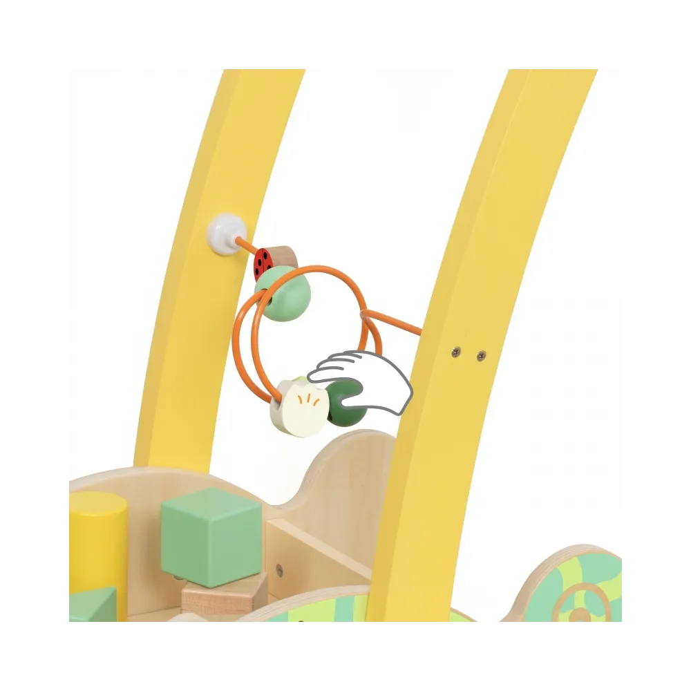 Wspierający rozwój pchacz dla najmłodszych.