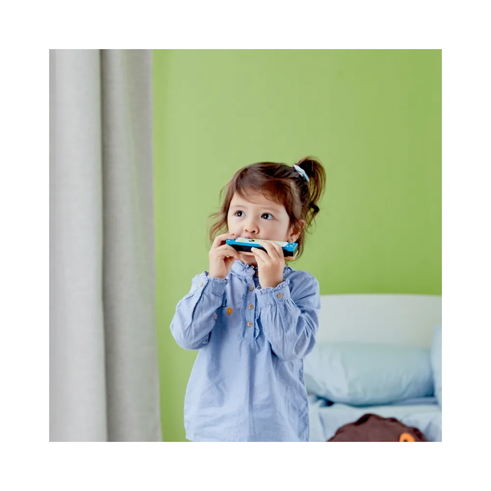 CLASSIC WORLD Drewniana Harmonijka Ustna dla Dzieci 1 szt.