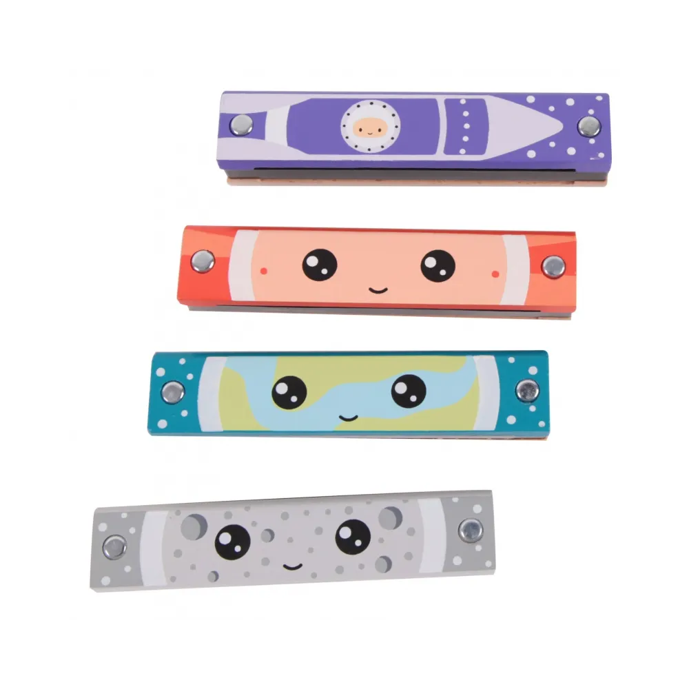 CLASSIC WORLD Drewniana Harmonijka Ustna dla Dzieci 1 szt.