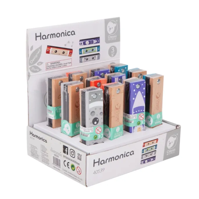 Nietoksyczna harmonijka dla małych muzyków