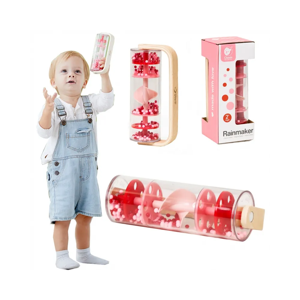 CLASSIC WORLD Deszczownica Tuba z Kuleczkami Czerwona