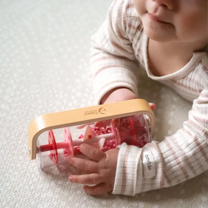 Bezpieczna deszczownica z naturalnego drewna dla dzieci