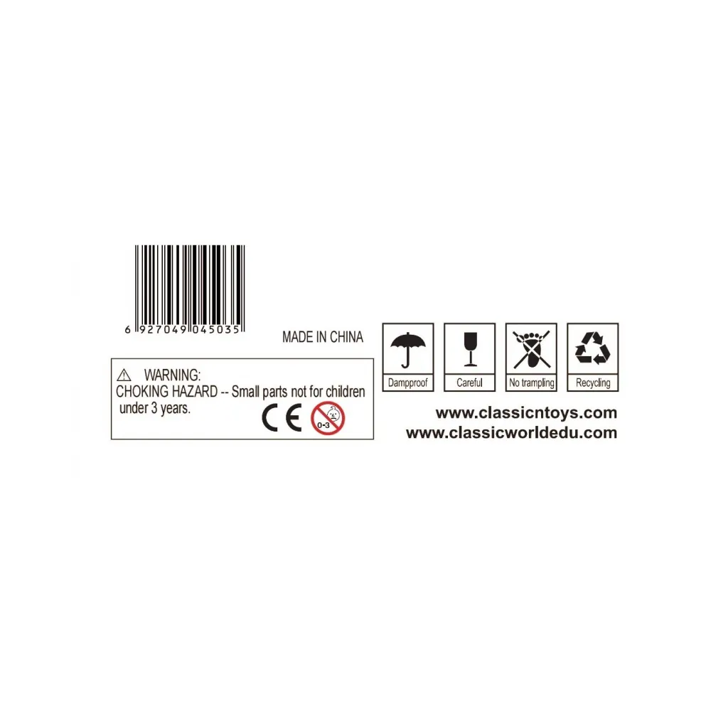 CLASSIC WORLD EDU Instrument Muzyczny Dzwoneczki dla Dzieci