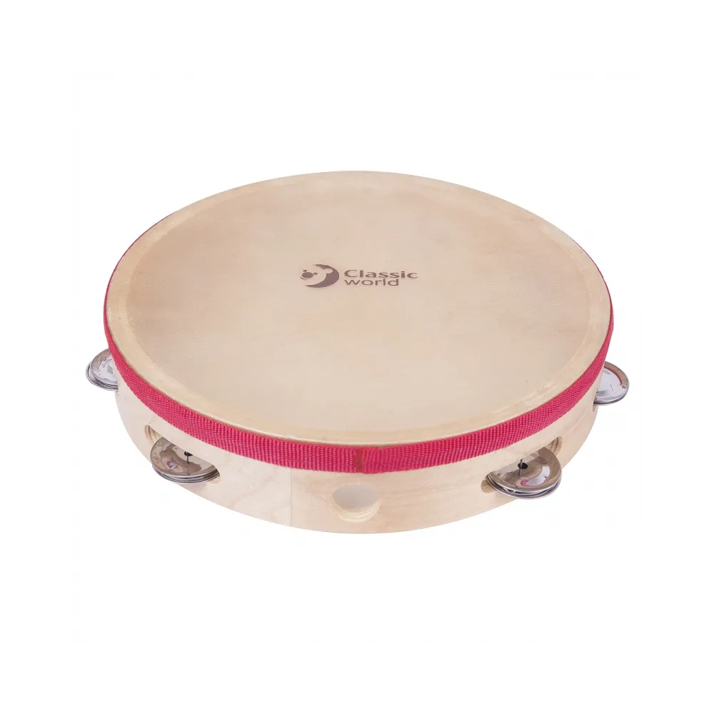 CLASSIC WORLD EDU Instrument Muzyczny Tamburyn 25 cm