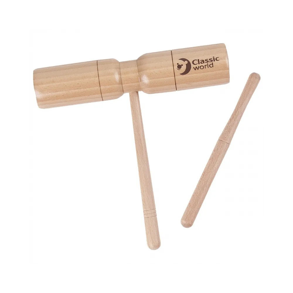 CLASSIC WORLD EDU Instrument Perkusyjny Tone Block with Handle (Pudełko akustyczne)
