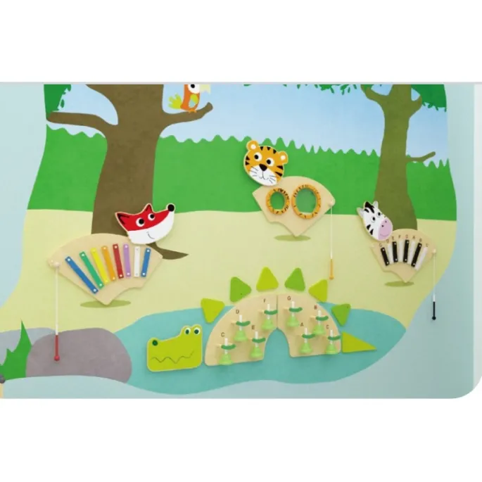 Kolorowa Muzyczna Tablica, która rozweseli każde dziecko