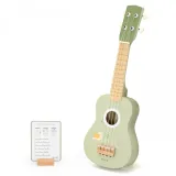 Viga Drewniane Ukulele Gitara Dla Dzieci Zielone Z Nutami