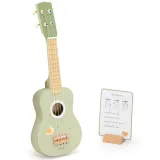 Viga Drewniane Ukulele Gitara Dla Dzieci Zielone Z Nutami