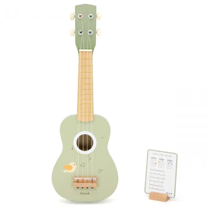 Kolorowe ukulele rozwijające muzyczne talenty dzieci